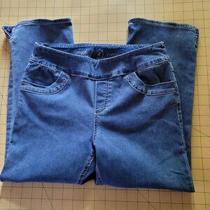 Ethel Stretch Jean Capris "Elisabeth" Misses Size 4